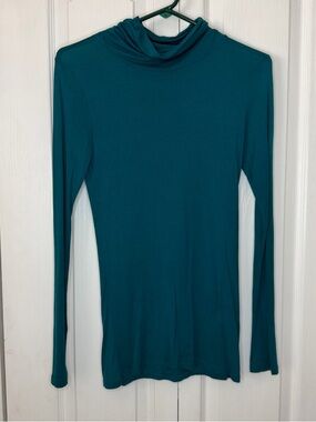 Pendleton Teal Long Sleeve Crewneck Top Lightweight Layering